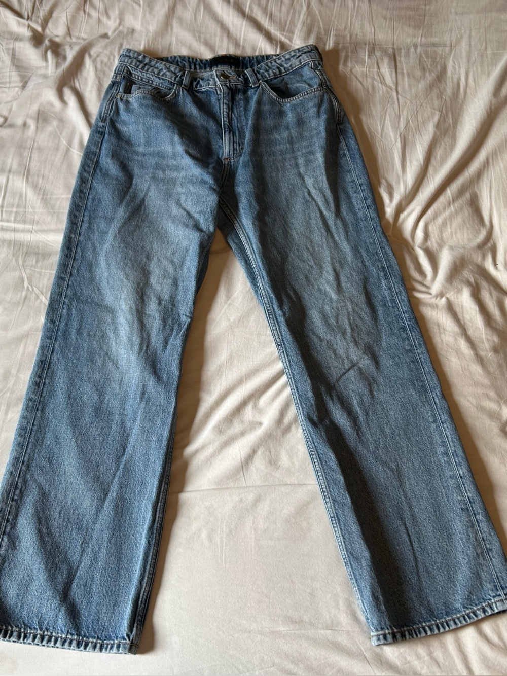 Zara Size 10 wide leg jeans - Picture 2 of 5